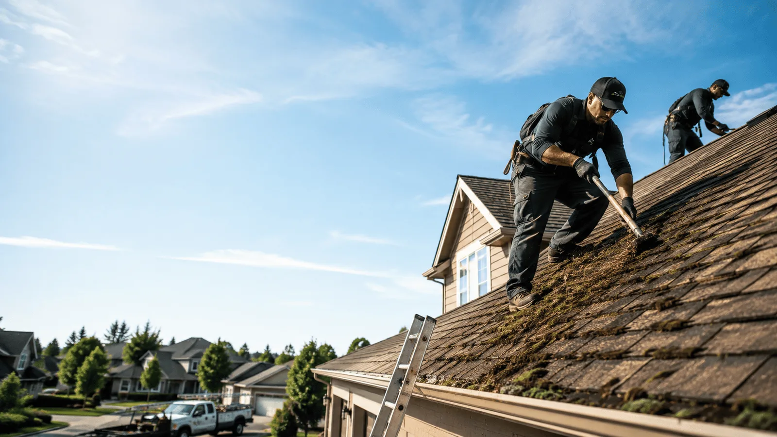 Roof Moss Removal in Creston, IL near me